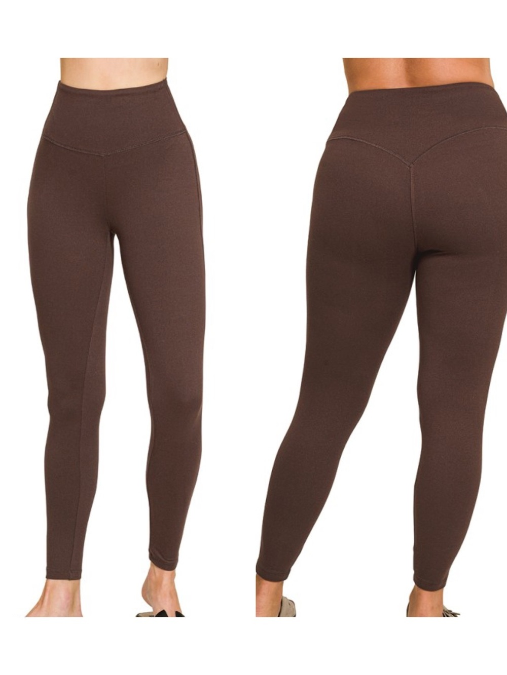 Brushed Duty Microfiber Full Length Leggings